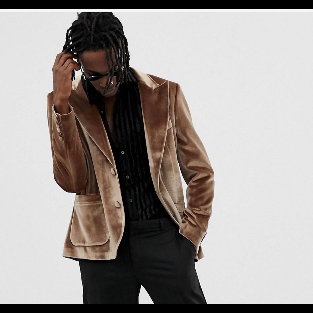 ASOS Velvet Blazer